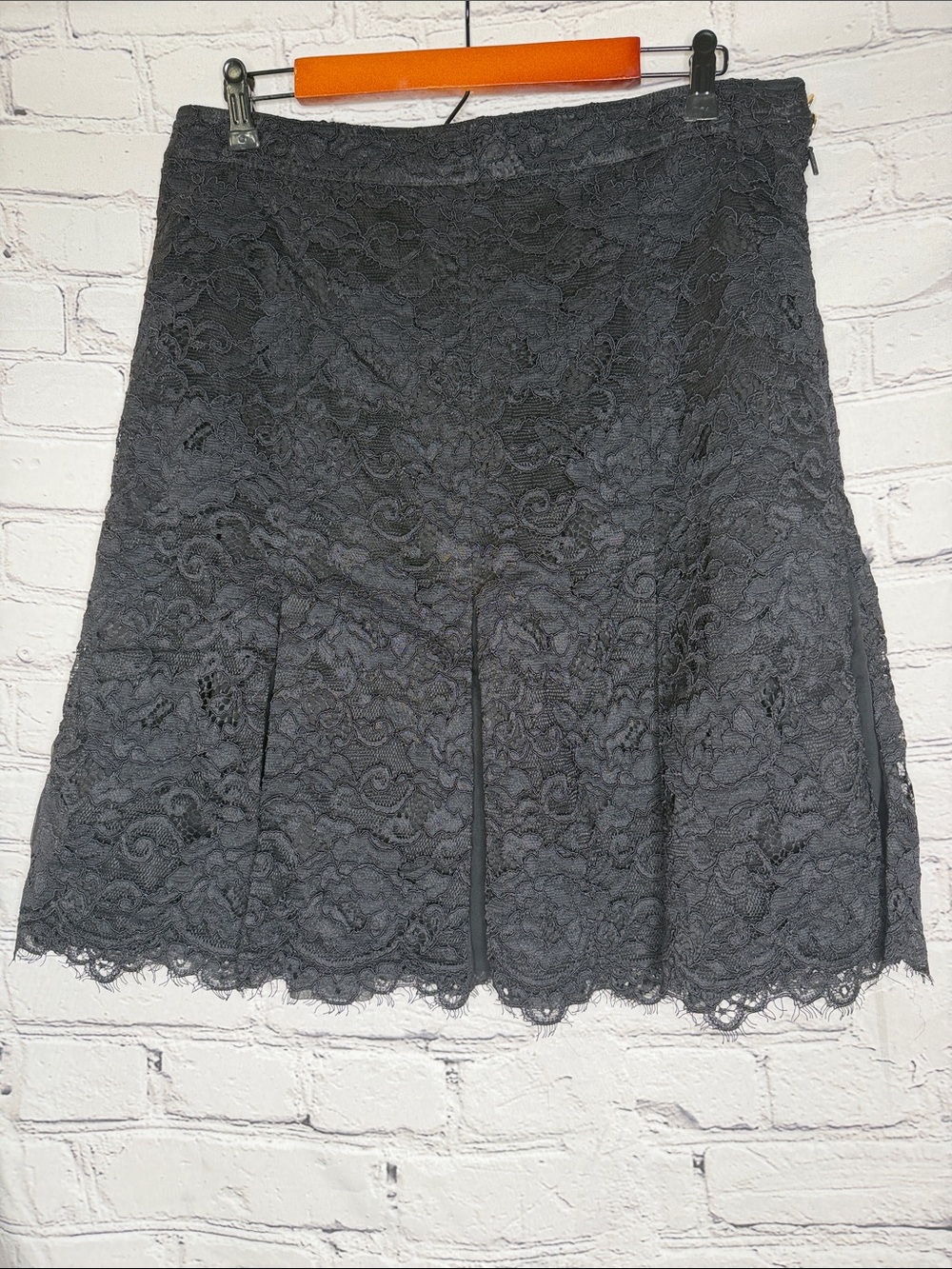Tory Burch Black Lace A-Line Skirt Size 12 Excellent Condition